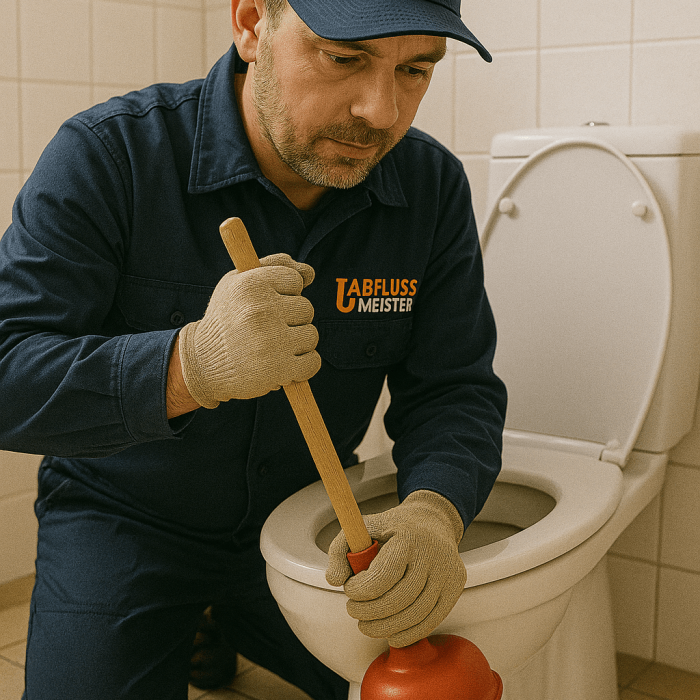 Klempner bei der Arbeit im Badezimmer (1)